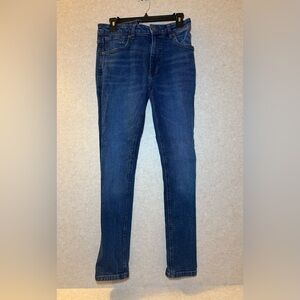 Grizzly Griptape Ariat Straight Leg Blue Denim Jeans Size 32 x 30